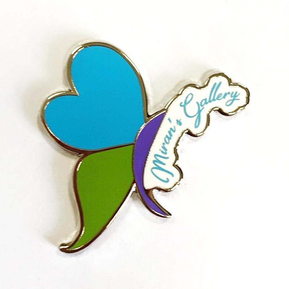 New Enamel Metal Badges with Printing